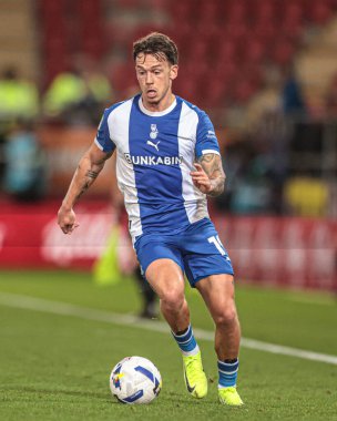Will Sutton of Oldham Athletic during the The Vertu Trophy Northern Group E match Rotherham United vs Oldham Athletic at New York Stadium, Rotherham, United Kingdom, 7th October 2025 