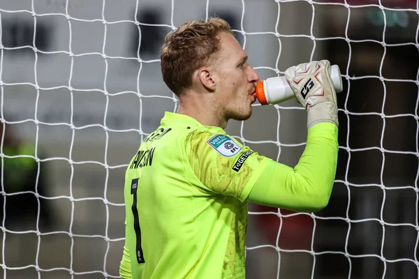 Cameron Dawson of Rotherham United during the The Vertu Trophy Northern Group E match Rotherham United vs Oldham Athletic at New York Stadium, Rotherham, United Kingdom, 7th October 2025 
