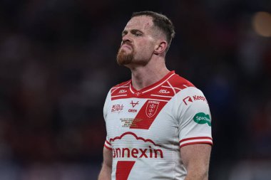 Joe Burgess of Hull KR reacts during the 2025 Betfred Super League Grand Final Hull KR v Wigan Warriors at Old Trafford, Manchester, United Kingdom, 11th October 2025 