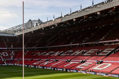 A general view of Old Trafford ahead of the 2025 Betfred Super League Grand Final Hull KR v Wigan Warriors at Old Trafford, Manchester, United Kingdom, 11th October 2025 