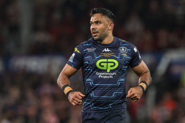 Bevan French of Wigan Warriors during the 2025 Betfred Super League Grand Final Hull KR v Wigan Warriors at Old Trafford, Manchester, United Kingdom, 11th October 2025