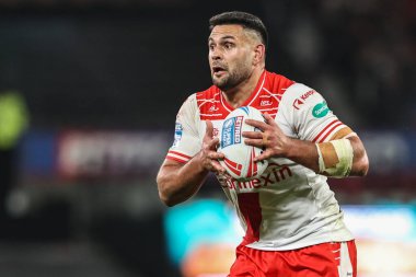 Rhyse Martin of Hull KR during the 2025 Betfred Super League Grand Final Hull KR v Wigan Warriors at Old Trafford, Manchester, United Kingdom, 11th October 2025