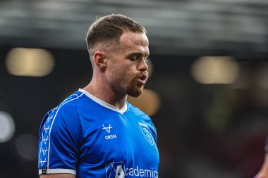 Joe Burgess of Hull KR in the pre-game warm up during the 2025 Betfred Super League Grand Final Hull KR v Wigan Warriors at Old Trafford, Manchester, United Kingdom, 11th October 2025 