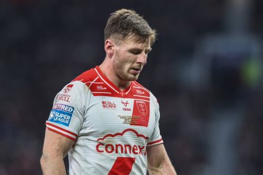 Tom Davies of Hull KR during the 2025 Betfred Super League Grand Final Hull KR v Wigan Warriors at Old Trafford, Manchester, United Kingdom, 11th October 2025 