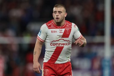 Mikey Lewis of Hull KR during the 2025 Betfred Super League Grand Final Hull KR v Wigan Warriors at Old Trafford, Manchester, United Kingdom, 11th October 2025 