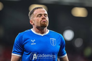 Joe Burgess of Hull KR in the pre-game warm up during the 2025 Betfred Super League Grand Final Hull KR v Wigan Warriors at Old Trafford, Manchester, United Kingdom, 11th October 2025 