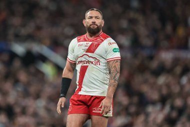 Jared Waerea-Hargreaves of Hull KR during the 2025 Betfred Super League Grand Final Hull KR v Wigan Warriors at Old Trafford, Manchester, United Kingdom, 11th October 2025  