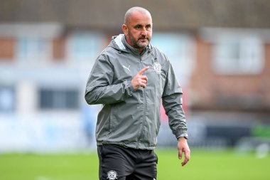 Adam Temple, assistant manager of Fleetwood Town,  during the Sky Bet League 2 match Fleetwood Town vs Harrogate Town at Highbury Stadium, Fleetwood, United Kingdom, 11th October 2025