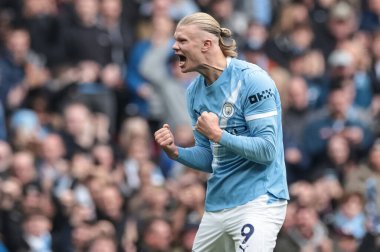 Manchester City 'den Erling Haaland Premier League maçında 1-0 berabere kaldı Manchester City Everton' a karşı Etihad Stadyumu, Manchester, İngiltere, 18 Ekim 2025 