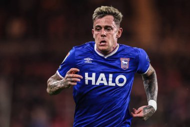 Ipswich Town 'dan Sammie Szmodics Gök İddia Şampiyonası maçında Middlesbrough Ipswich Town' a karşı Riverside Stadyumu, Middlesbrough, İngiltere, 17 Ekim 2025 