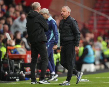 Sheffield United 'ın teknik direktörü Sheffield United, Sheffield Lane, Sheffield, İngiltere' de Sheffield United 'a karşı 18 Ekim 2025' de oynanan maçta 