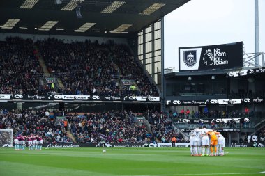 18 Ekim 2025 'te Burnley, Burnley, Birleşik Krallık' ta oynanan Premier Lig maçında ırkçılığa yer yok. 