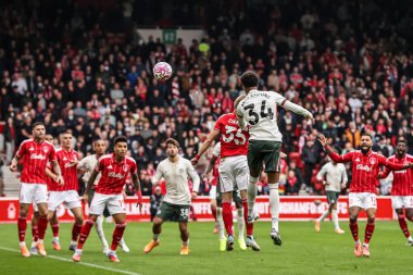 Chelsea 'den Josh Acheampong 18 Ekim 2025' te İngiltere 'nin Nottingham City Ground, Nottingham kentinde oynanan Premier League maçında kaleye doğru ilerliyor. 