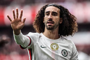Chelsea 'den Marc Cucurella Premier Lig maçı sırasında Nottingham Forest Chelsea' ye karşı City Ground, Nottingham, İngiltere, 18 Ekim 2025 