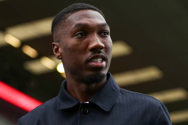 Burnley 'den Jaidon Anthony, Burnley, Burnley, İngiltere' de oynanan 18 Ekim 2025 tarihli Premier League maçı öncesinde stadyuma geldi. 