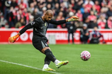 Chelsea kalecisi Robert Sanchez Premier Lig maçında gol attı Nottingham Forest Chelsea 'ye karşı City Ground, Nottingham, İngiltere, 18 Ekim 2025 