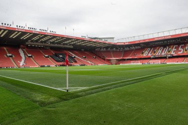 18 Ekim 2025 'te Bramall Lane, Sheffield, İngiltere' de Sheffield United ile Watford arasındaki Sky Bet Şampiyonası 'nda Bramall Laneahead' un genel bir görüntüsü. 