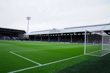 Premier Lig karşılaşması öncesinde Craven Cottage 'ın genel görüşü Fulham-Arsenal - Craven Cottage, Londra, İngiltere, 18 Ekim 2025 