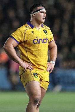 Northampton Saints 'ten Danilo Fischetti Gallagher Premiership maçı sırasında Newcastle Red Bulls Northampton Saints' e karşı Kingston Park, Newcastle, İngiltere, 17 Ekim 