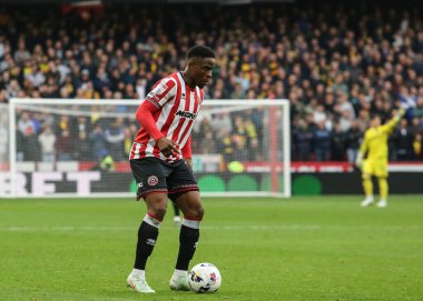 Sheffield United takımından Chiedozie Ogbene 18 Ekim 2025 'te Bramall Lane, Sheffield, İngiltere' de Sheffield United ile Watford arasındaki Sky Bet Şampiyonası maçında topa vuruyor. 