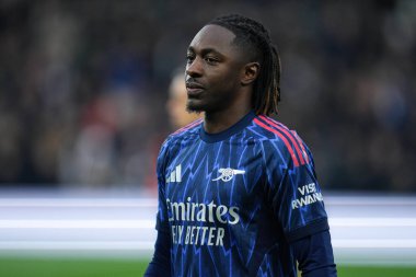 Premier Lig maçında Arsenal 'den Eberechi Eze 18 Ekim 2025' te Craven Cottage, Londra 'da Fulham Arsenal' e karşı. 