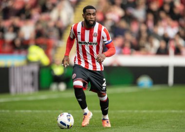 Sheffield United takımından Japhet Tanganga, Sheffield Lane, Sheffield, İngiltere 'de 18 Ekim 2025' te oynanan Gökyüzü İddia Şampiyonası maçında Watford 'a karşı oynamıştı. 