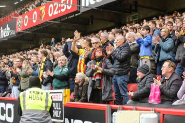 Watford taraftarları 18 Ekim 2025 'te Sheffield United ile Watford Bramall Lane, Sheffield, İngiltere' de oynanan Sky Bet Şampiyonası karşılaşmasında 