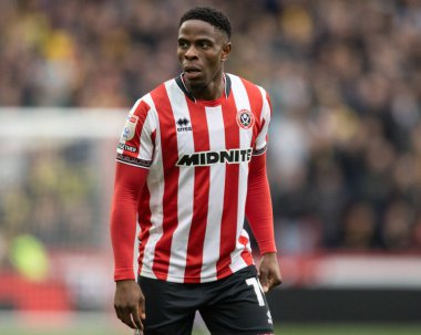 Sheffield United takımından Chiedozie Ogbene 18 Ekim 2025 'te Bramall Lane, Sheffield, Birleşik Krallık' ta Sheffield United ve Watford maçında karşılaşacak. 