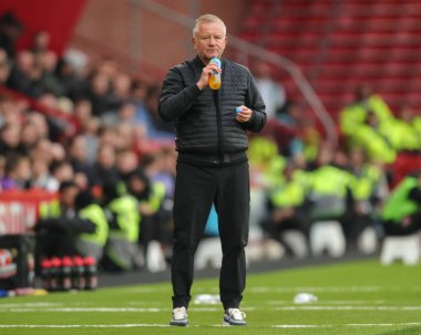 Sheffield United 'ın teknik direktörü Sheffield United, Sheffield Lane, Sheffield, İngiltere' de Sheffield United 'a karşı 18 Ekim 2025' de oynanan maçta 