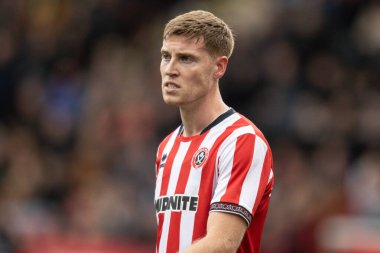 Sheffield United 'dan Mark McGuinness 18 Ekim 2025' te Bramall Lane, Sheffield, İngiltere 'de Sheffield United' a karşı oynadığı maçta 