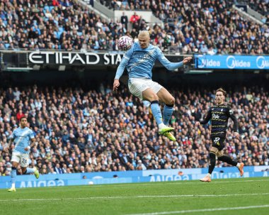 Manchester City 'den Erling Haaland Premier League maçında 1-0 berabere kaldı Manchester City Everton' a karşı Etihad Stadyumu, Manchester, İngiltere, 18 Ekim 2025 