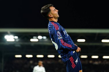Arsenal 'den Martin Zubimendi Premier League maçında Fulham Arsenal' e karşı Craven Cottage, Londra, İngiltere, 18 Ekim 2025 