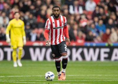 Sheffield United takımından Japhet Tanganga, 18 Ekim 2025 'te Sheffield United' a karşı Bramall Lane, Sheffield, Birleşik Krallık 'ta oynanan Gökyüzü İddia Şampiyonası maçında 