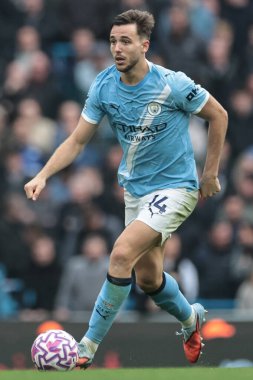 Manchester City 'den Nico Gonzalez 18 Ekim 2025' te Etihad Stadyumu 'nda oynanan Premier League maçında topu fırlattı. 