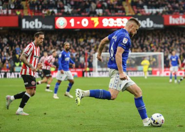 Watford 'dan Mattie Pollock, 18 Ekim 2025' te Sheffield United 'a karşı Bramall Lane, Sheffield, İngiltere' de oynanan Gökyüzü İddia Şampiyonası maçında 