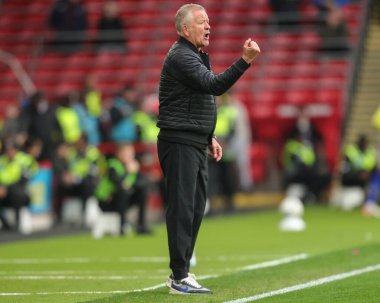 Sheffield United 'ın teknik direktörü Sheffield United, Sheffield Lane, Sheffield, İngiltere' de Sheffield United 'a karşı 18 Ekim 2025' de oynanan maçta 