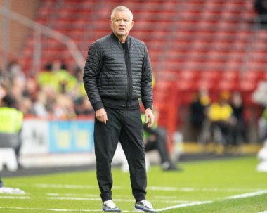 Sheffield United 'ın teknik direktörü Sheffield United, Sheffield Lane, Sheffield, İngiltere' de Sheffield United 'a karşı 18 Ekim 2025' de oynanan maçta 