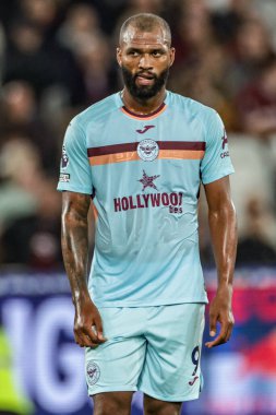 Brentford 'dan Igor Thiago Premier League maçı sırasında West Ham United, Brentford' a karşı Londra Stadyumu, Londra, İngiltere, 20 Ekim 2025  