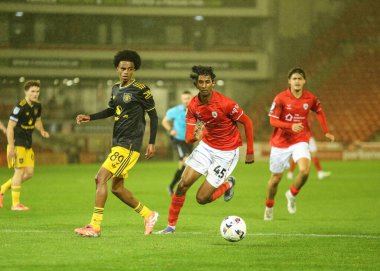 Barnsley Vimal Yoganathan, The Vertu Trophy Group D maçında Oakwell, Barnsley 'de Manchester United U21' e karşı, 21 Ekim 2025 