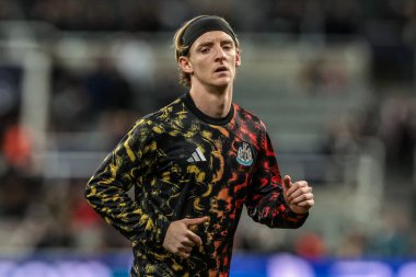 Newcastle United takımından Anthony Gordon, UEFA Şampiyonlar Ligi Maç Maçı sırasında St.James 's Park, Newcastle, İngiltere, 21 Ekim 2025 