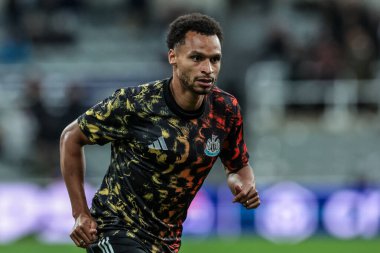 Newcastle United takımından Jacob Murphy, UEFA Şampiyonlar Ligi Maç Maçı sırasında St.James 's Park, Newcastle, İngiltere, 21 Ekim 2025 