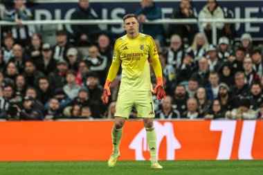 Benfica kalecisi Anatoliy Trubin UEFA Şampiyonlar Ligi maçında 8 Newcastle United ile Benfica maçında St. James 's Park, Newcastle, İngiltere, 21 Ekim 2025  