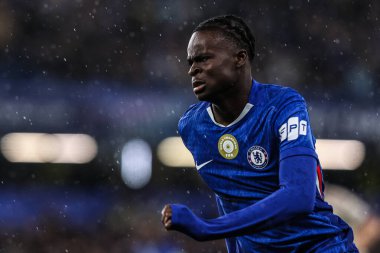 Chelsea 'li Tyrique George, UEFA Şampiyonlar Ligi Maçı' nda Chelsea 'den Ajax' a karşı Stamford Köprüsü, Londra, Birleşik Krallık, 22 Ekim 2025 