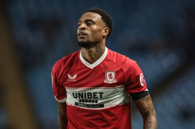 Middlesbrough takımından Delano Burgzorg, 22 Ekim 2025 'te Sheffield Wednesday, Hillsborough, Sheffield, Birleşik Krallık' ta Middlesbrough 'a karşı oynadığı Gökyüzü İddia Şampiyonası maçında 