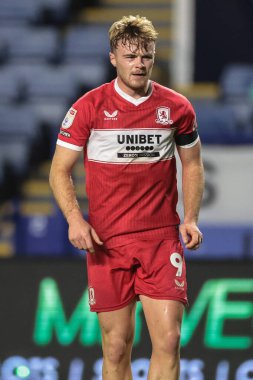 Middlesbrough 'dan Tommy Conway, Gök İddia Şampiyonası maçında Sheffield Wednesday, Middlesbrough' a karşı, Hillsborough, Sheffield, Birleşik Krallık, 22 Ekim 2025 