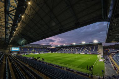 Hillsborough 'un 22 Ekim 2025' te Sheffield Wednesday, Middlesbrough 'a karşı oynadığı Sky Bet Şampiyonası maçındaki genel görünümü. 