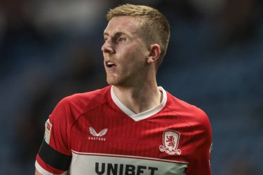 Middlesbrough 'dan Matt Targett, Gök İddia Şampiyonası maçında Sheffield Wednesday, Middlesbrough' a karşı, Hillsborough, Sheffield, Birleşik Krallık, 22 Ekim 2025 