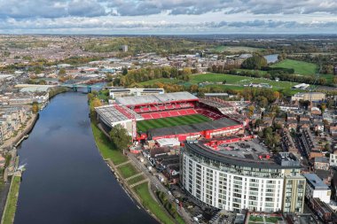 UEFA Avrupa Ligi 'nin 8 Nottingham Ormanı' nın 3. Maçı sırasında Nottingham City Ground, Nottingham, İngiltere, 23 Ekim 2025 'te Porto' ya karşı dünya çapında ünlü Şehir Sahası 'nın genel görünümü. 
