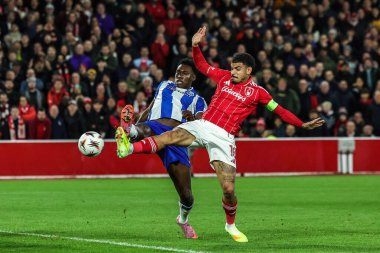 Nottingham Ormanı 'ndan Morgan Gibbs-White, İngiltere' nin Nottingham şehrinde 23 Ekim 2025 'te oynanan 8 Nottingham Ormanı' nın 3 'üncü maçında kaleye atış yaptı. 