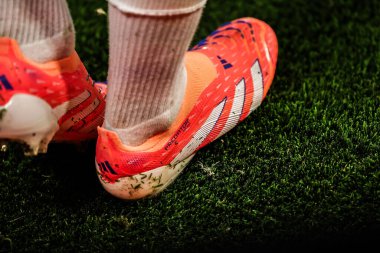 FC 'den Gabri Veiga Portos Adidas Predator botları UEFA Avrupa Ligi Maç Maçı sırasında 8 Nottingham Ormanı - Porto City Zound, Nottingham, İngiltere, 23 Ekim 2025 